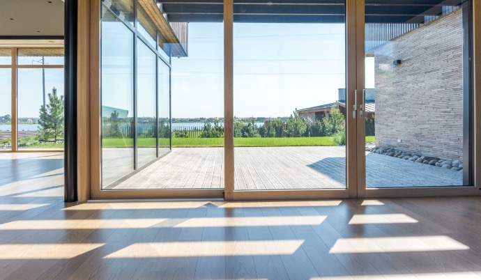 Lift & slide door aluclad Doleta windows Ireland Lift & Slide door 14 m width